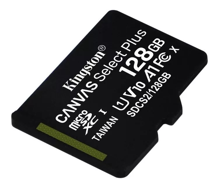 Cartão de memória Kingston Canvas SDCS2/128GB Canvas Select com adaptador SD 128GB