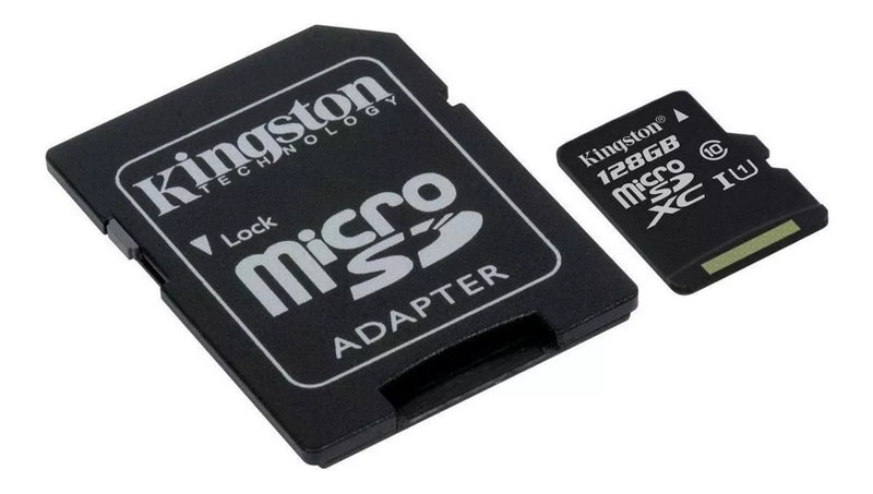 Cartão de memória Kingston Canvas SDCS2/128GB Canvas Select com adaptador SD 128GB