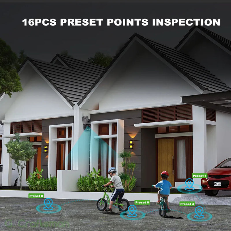 Câmera Ip G.craftman Super Hd Profissional 3k Motorizada Ptz