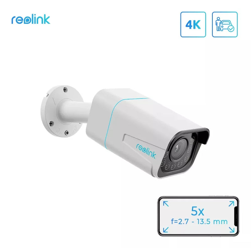 Camera Reolink 4k Ultrahd Zoom Óptico Varifocal Rlc811a Ik10