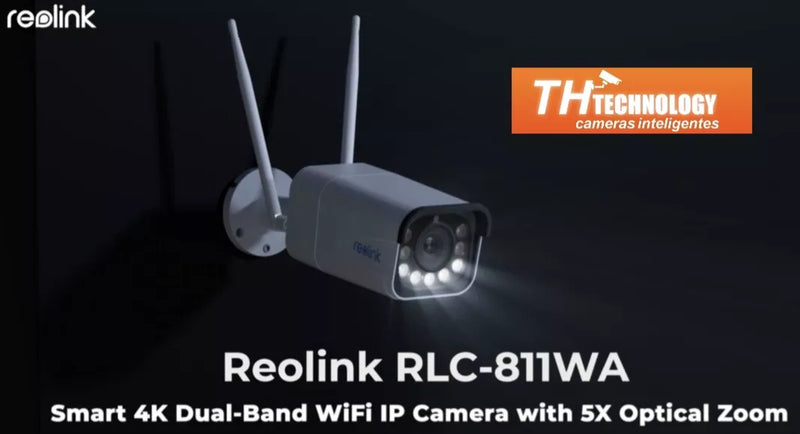 Câmera Ip Reolink Rlc-811wa Bala 4k Wi-fi 5xzoom Óptico 8mp