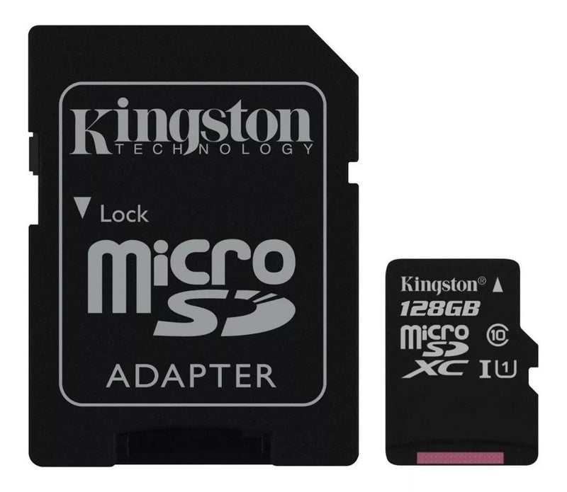 Cartão de memória Kingston Canvas SDCS2/128GB Canvas Select com adaptador SD 128GB