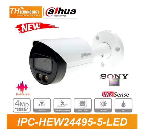 Câmera Segurança Dahua Ip Profissional Smart Performance 4mp