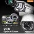 Câmera De Segurança Ip Profissional Asecam 4k 8mp Motorizada Ptz 30x Com Sensor Sony